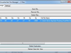 Frostwire Gnutella Net File Manage Screenshot 1