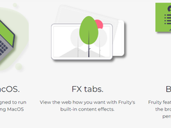 Fruity Web Browser Screenshot 1