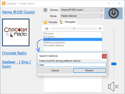 Search stations from navigation search item