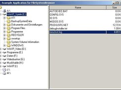 ExampleFSBApplication which uses Simple FileSystemBrowser