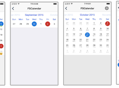 FSCalendar Screenshot 1