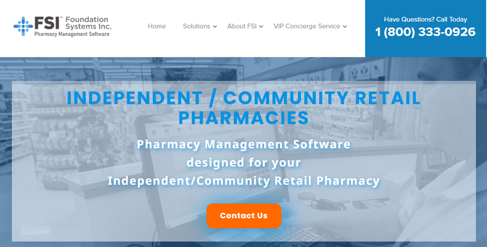 FSI Pharmacy Management System Screenshot 1