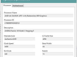 View Processor Information