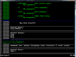 Chat command responses.