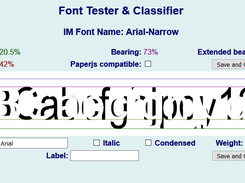 Font family/weight agreement before...