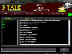 Ftalk - A group chat in progress