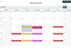 FTMaintenance Select Global Schedule