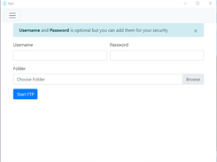 FTP Server page