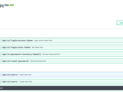 Full Stack FastAPI and PostgreSQL Screenshot 1