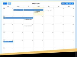 FullCalendar Screenshot 1
