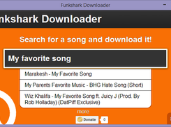 Funkshark, the music downloading program.