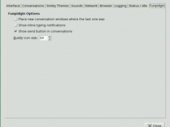 The new preferences page