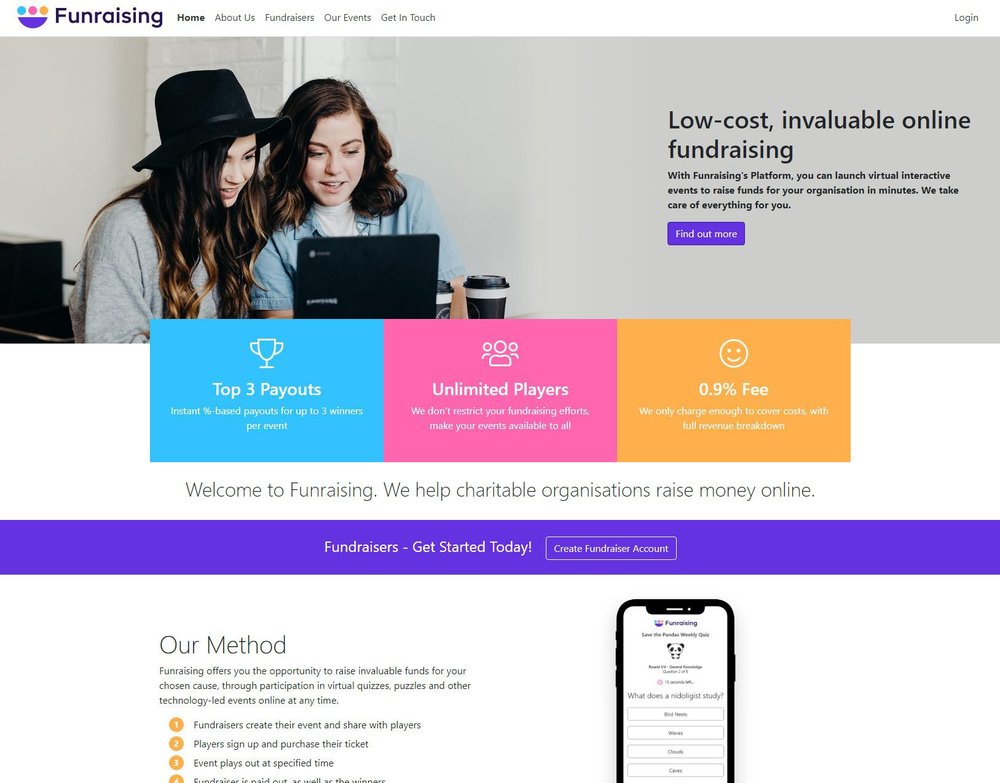 Funraising Screenshot 1