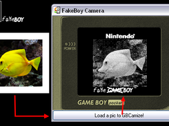 Funtoshop - The Game Boy Camera's Photoshop! game, boy, gb, gbc, gbcam, gameboy, camera, 8bits, 2bits, pixels, black, white, photoshop, photo, editor, madcatz, link, serial, port