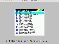 Fuse - the Free Unix Spectrum Emulator Screenshot 3