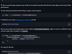 FusionCache Screenshot 1