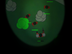 Health bars.  Mine, depleting rapidly while I hunt for the print screen key.