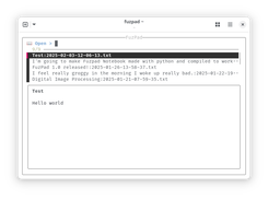 FuzPad Screenshot 2