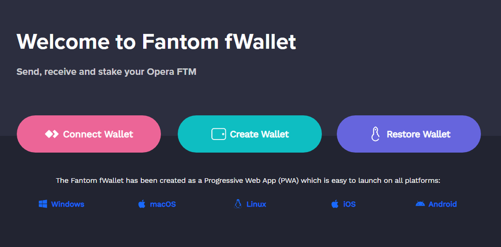 fWallet Screenshot 1