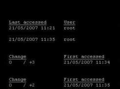 Logged SSH Attacks - Console Output