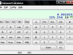 The Main Calculator Window