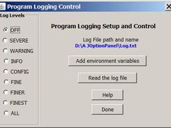 Program Logging Control
