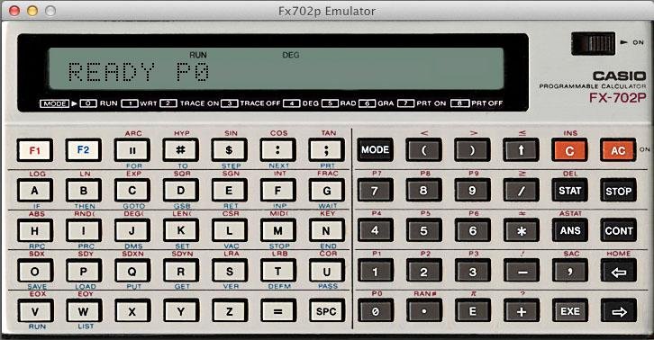 Casio fx702p