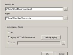 config dialog