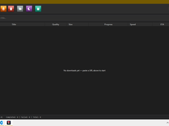 FxDl Homepage in dark mode