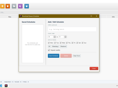 FxDl Scheduler dialog
