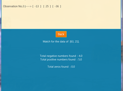 Pressing Matched Data button would open to the matched data view.