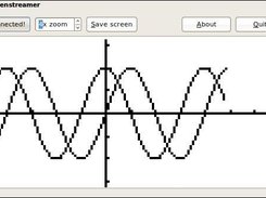 screenstreamer displaying calculator screen during graphing