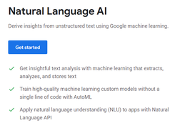 Google Cloud Natural Language API Screenshot 1