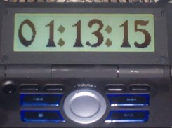 lcdproc displaying the big clock