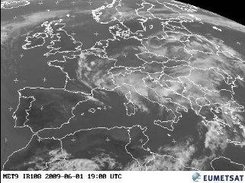 Pictures from weather satellites