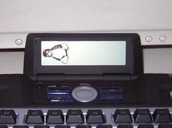 tux on lcd