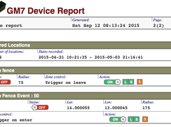 Device report page 2