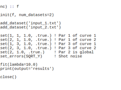 Example input