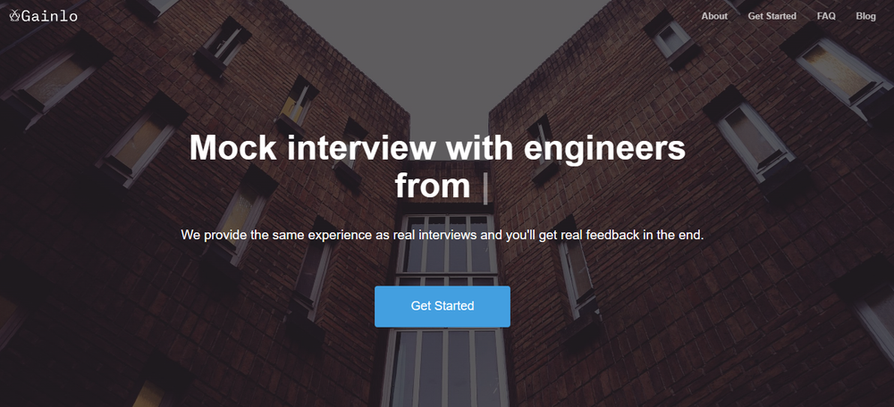 Gainlo Screenshot 1