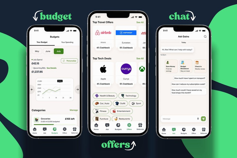 Budget, offers and chat