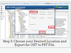 GainTools OST to PST Converter Screenshot 1