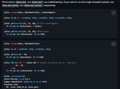 Gaius.jl Screenshot 1