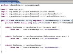 Example stub of a Factory implementor.