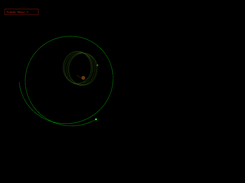 Demonstration of turnning on lines behind planet/s