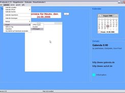 Export Optionen