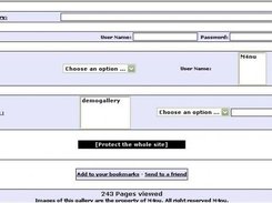 Site administrator control panel