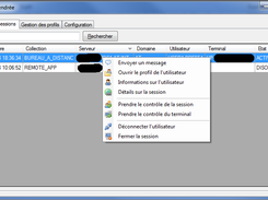 Menu contextuel