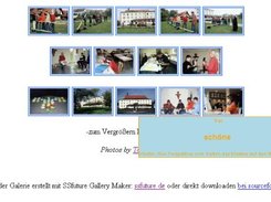A sample generated gallery. The blue box is a user comment.