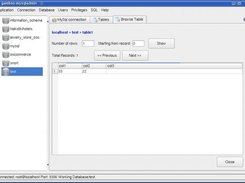 Browse table records