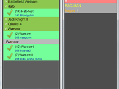 Main window/Server & game list